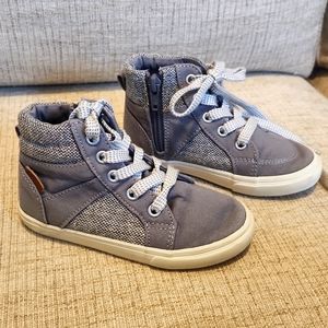 Old Navy Canvas/Tweed High-tops Zip side